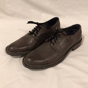 Cole Haan Men's Centre Street Oxford Dress Shoes Sz 9 M Brown Distressed Leather